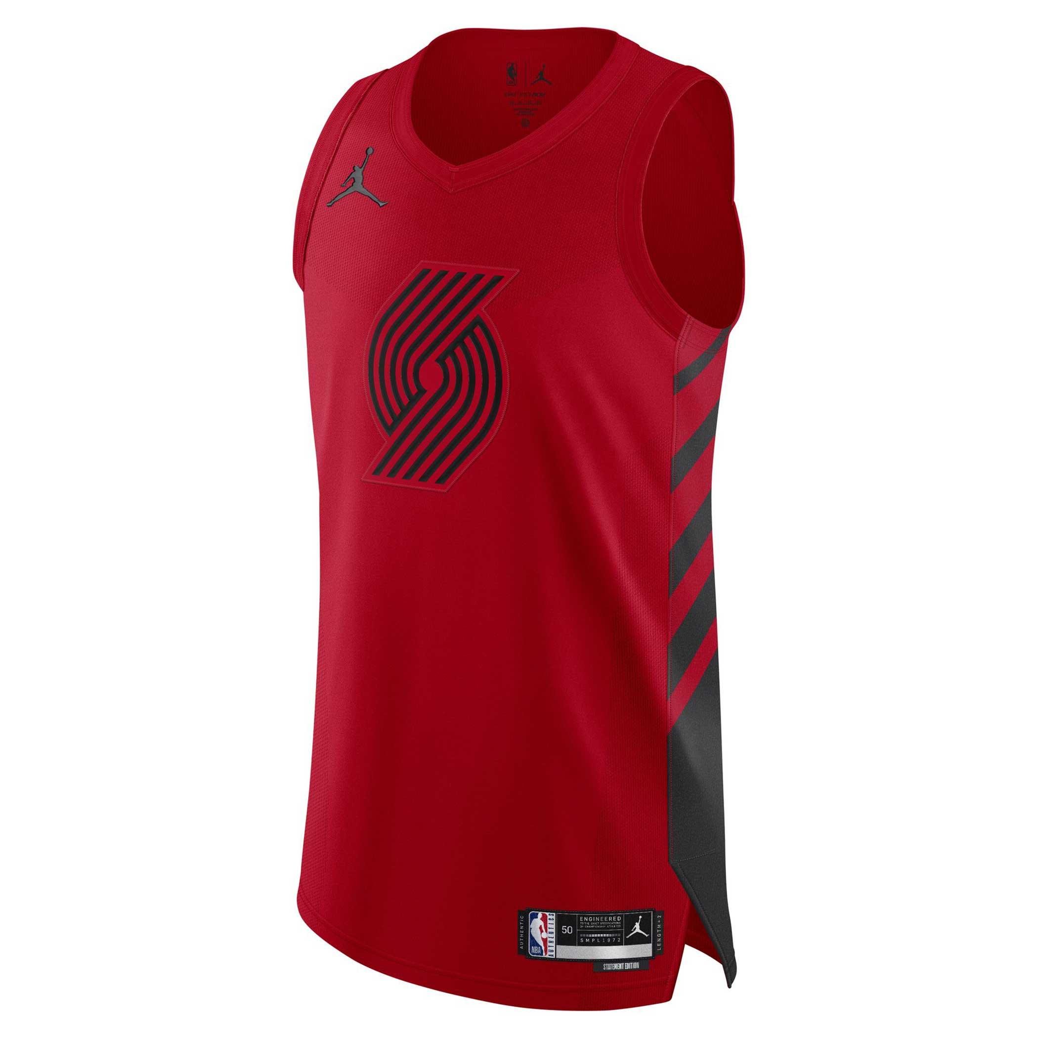 Nike Custom Trail Blazers NBA Statement Authentic Jersey - Rip City Clothing