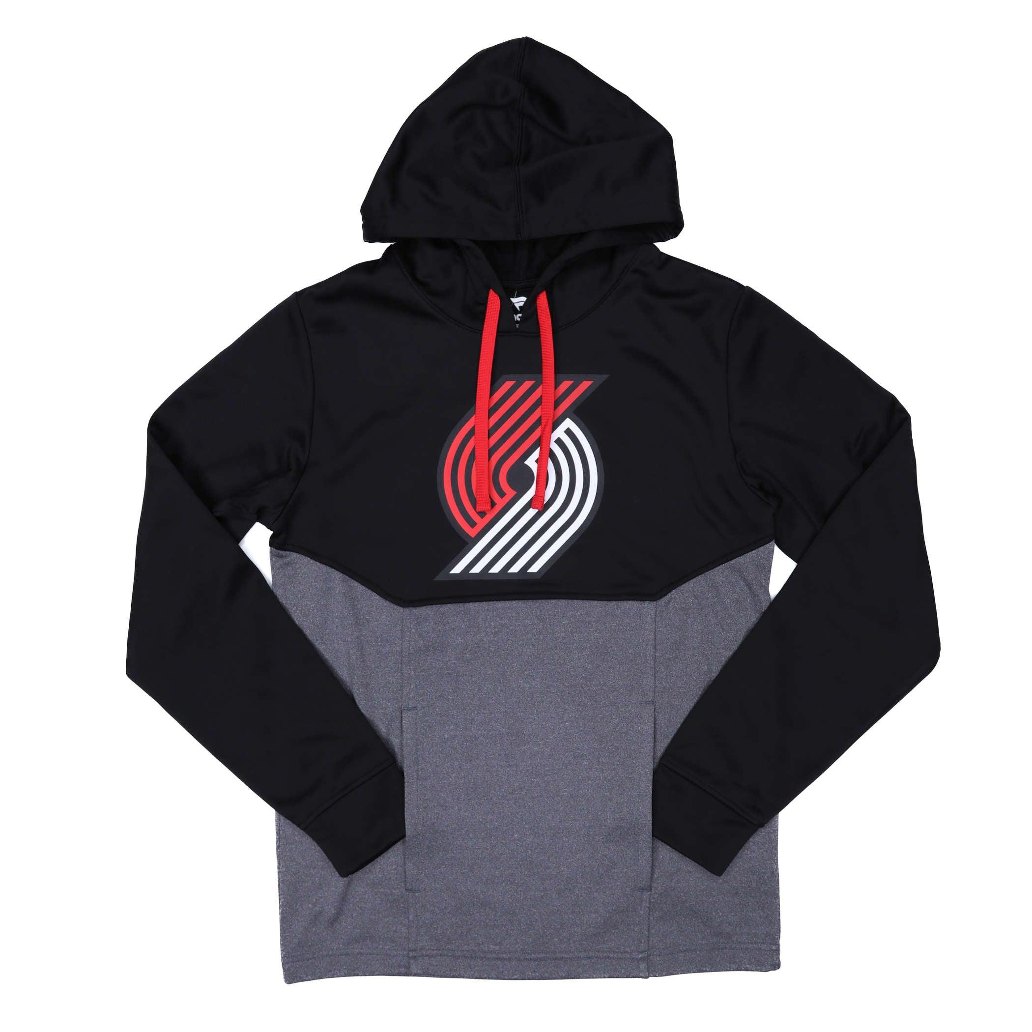Black & Gray Winter Camp Fleece Hoodie