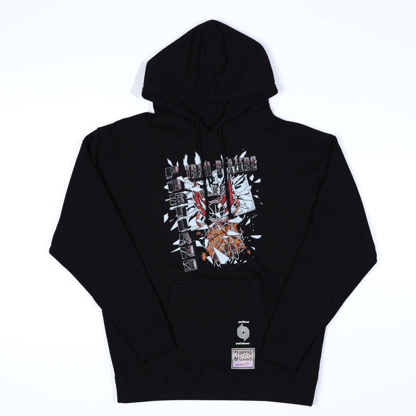 Mitchell & Ness Big Face Black Hoodie