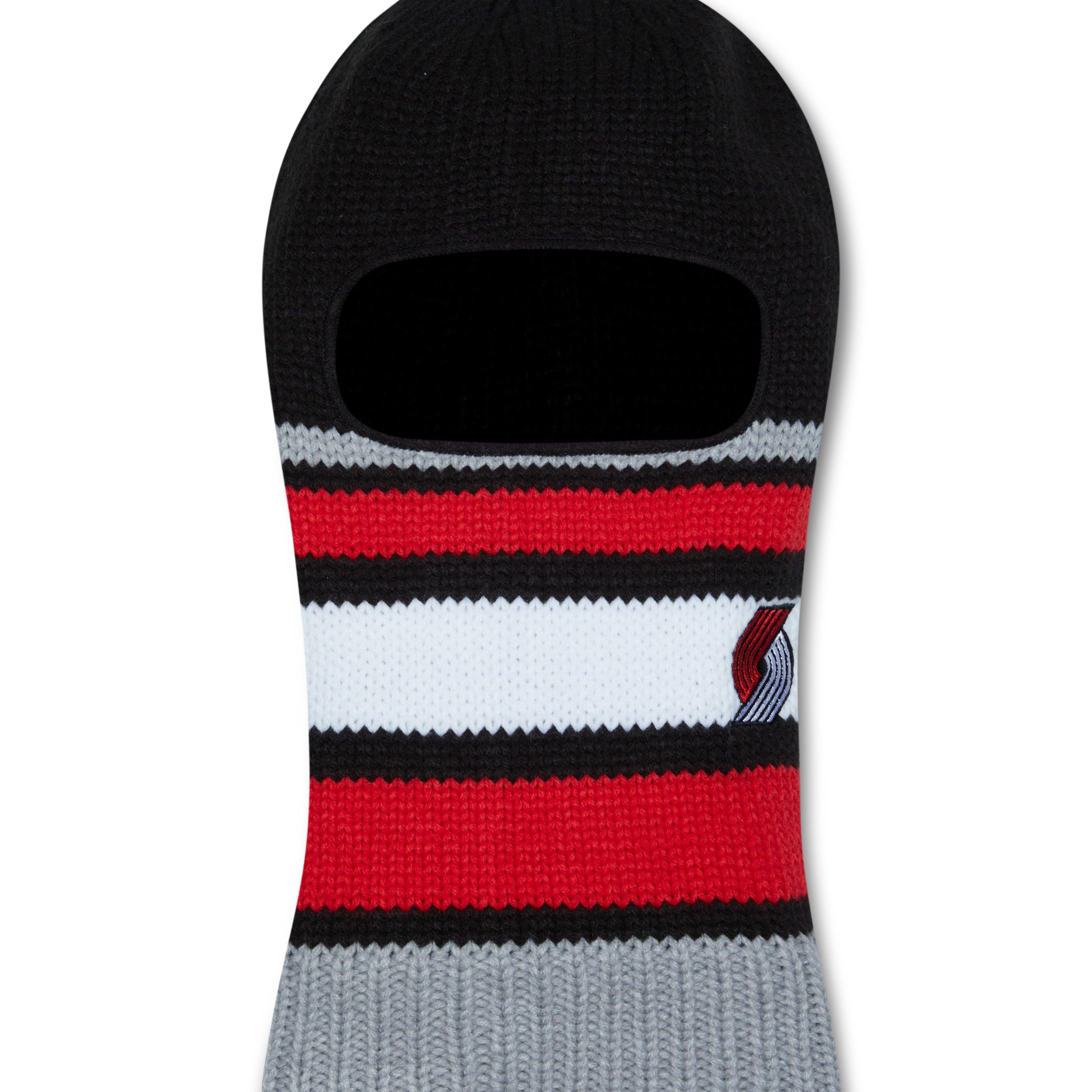 New Era Stripe Mask Balaclava Knit Hat