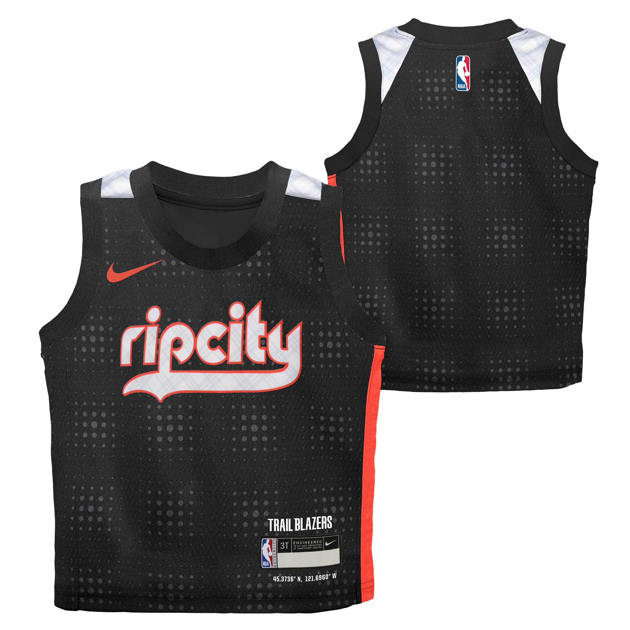 Nike Trail Blazers Infant Peak Plaid Jersey