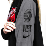 Nike Women's Long Sleeved Black T-shirt