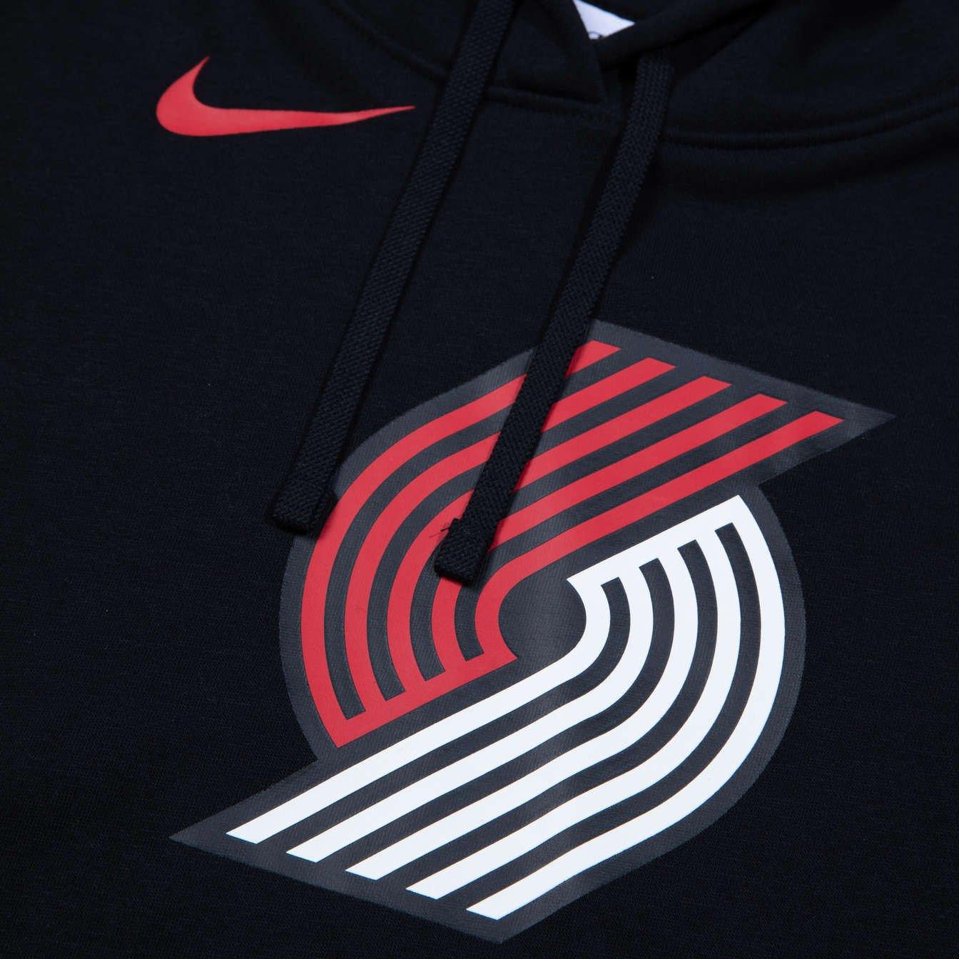 Nike Women's Pinwheel Logo Club Black Hoodie
