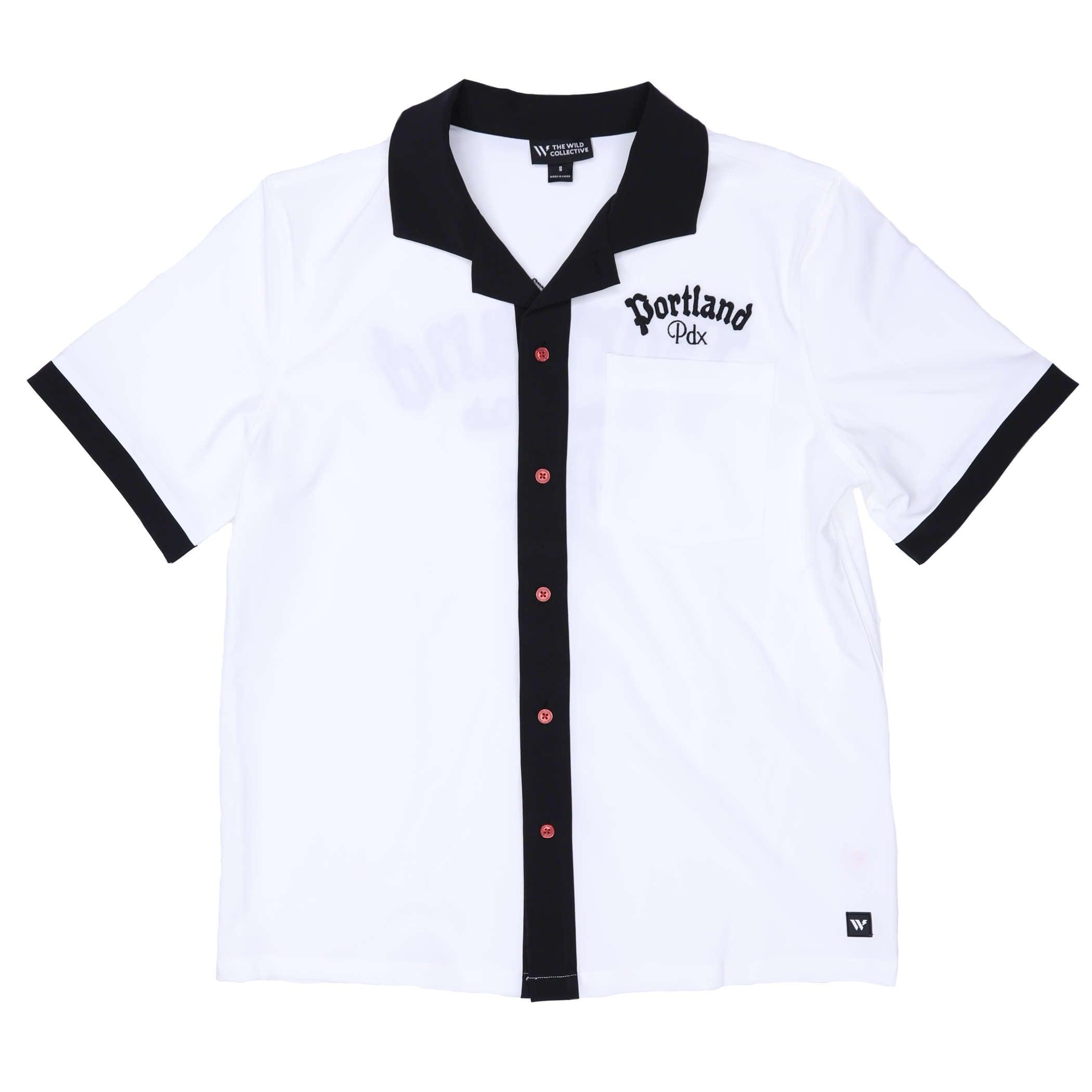 Wild Collective White Bowling Shirt